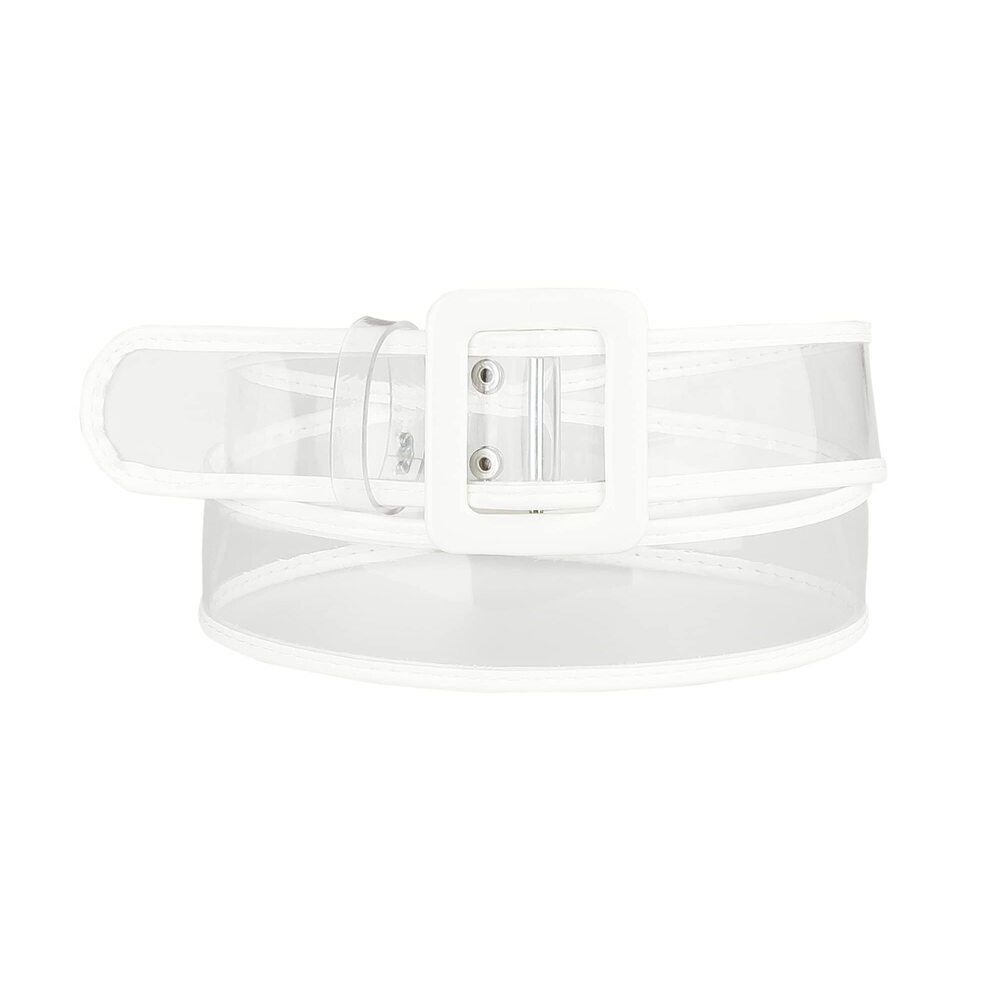 9957 Womens Clear Waist Belts, Plus Size Skinny Belt Waistband For Jeans